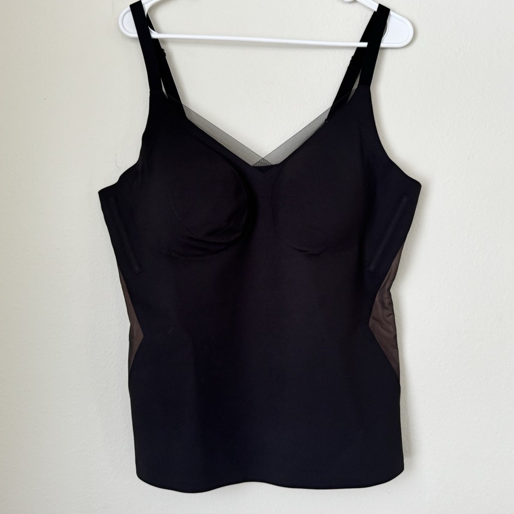 NWT Honeylove Honey Love CrossOver Cami Black - 2X